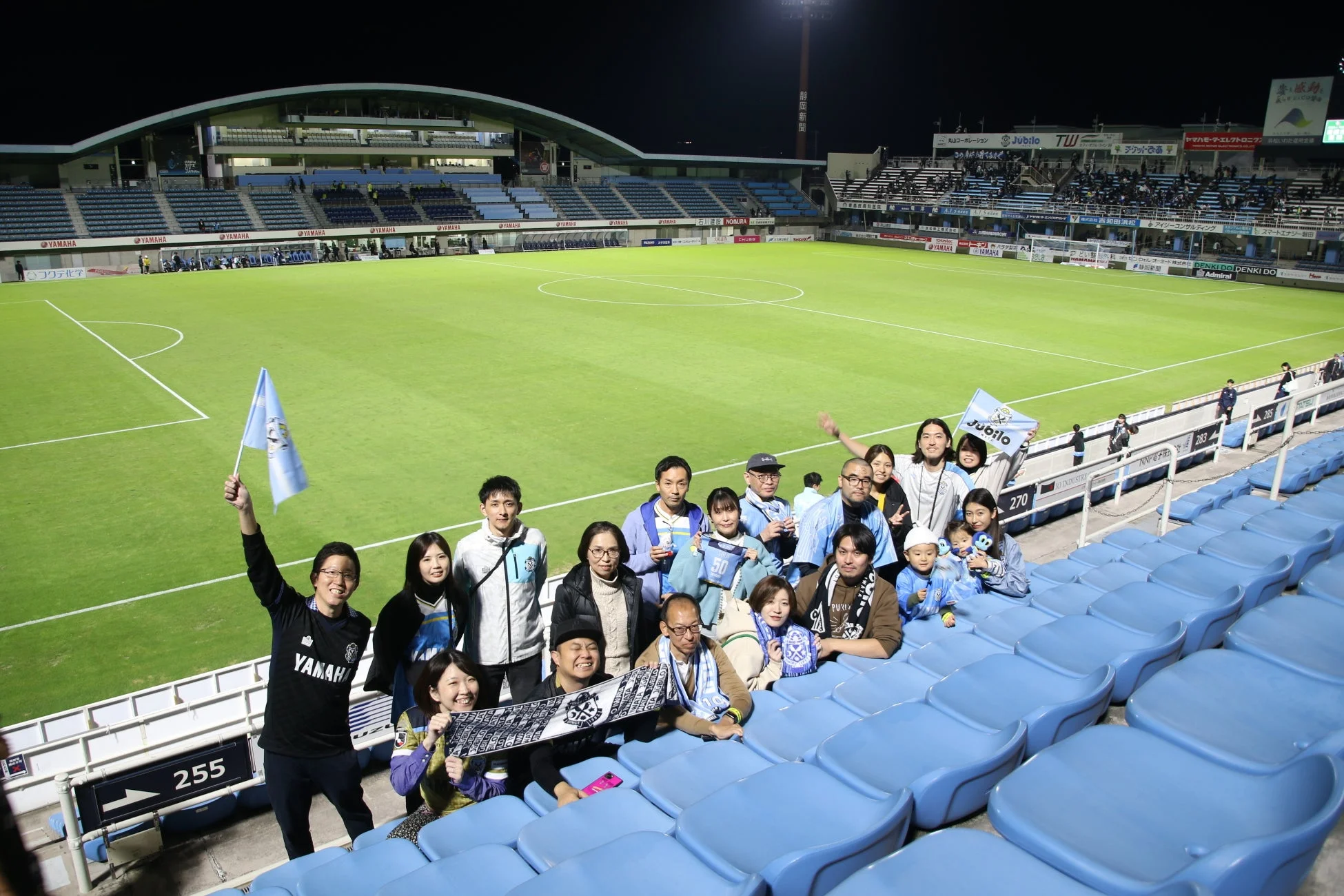 スタジアムでのファン交流