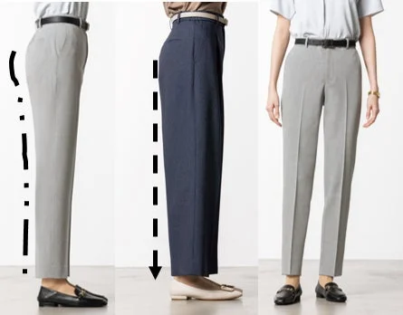 バレリーナパンツ®の美脚シルエット