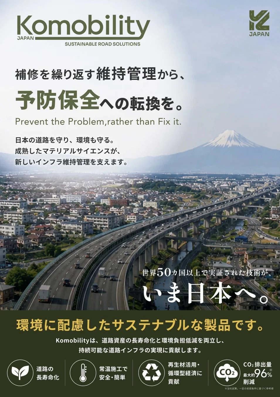Komobility JAPAN SUSTAINABLE ROAD SOLUTIONS