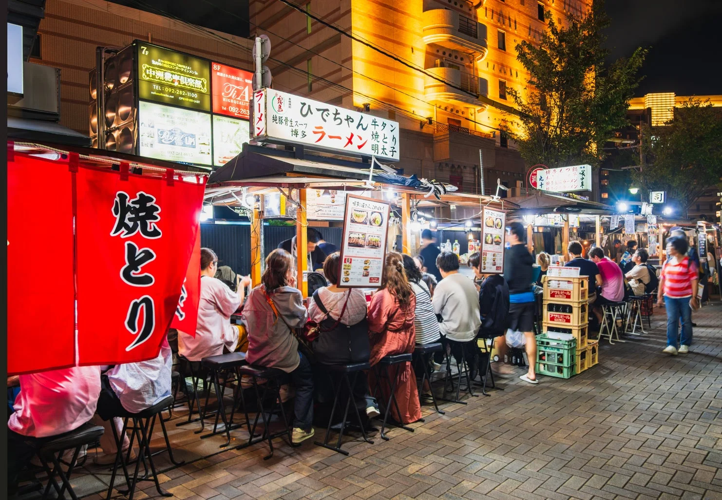 福岡の屋台街