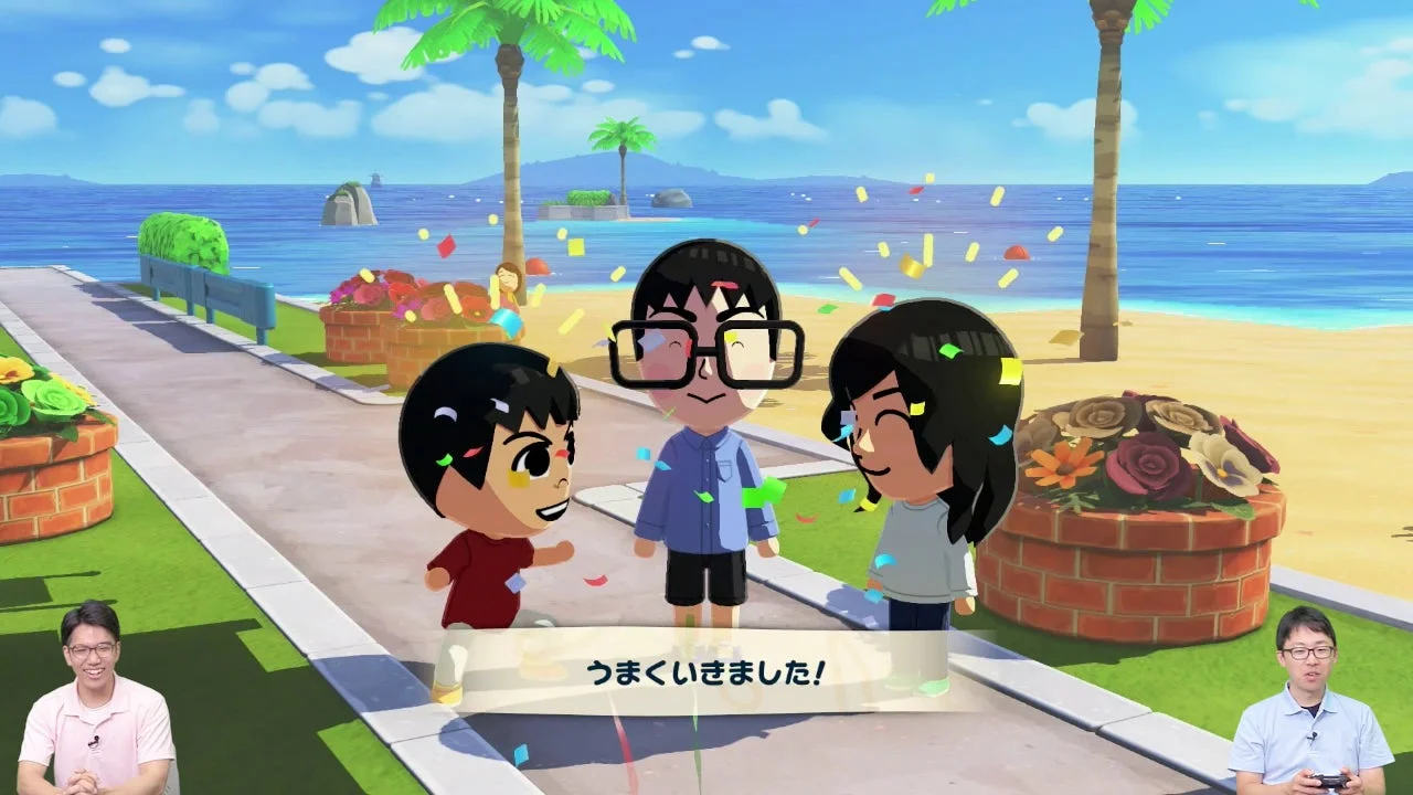 Miiのようなキャラクター実況