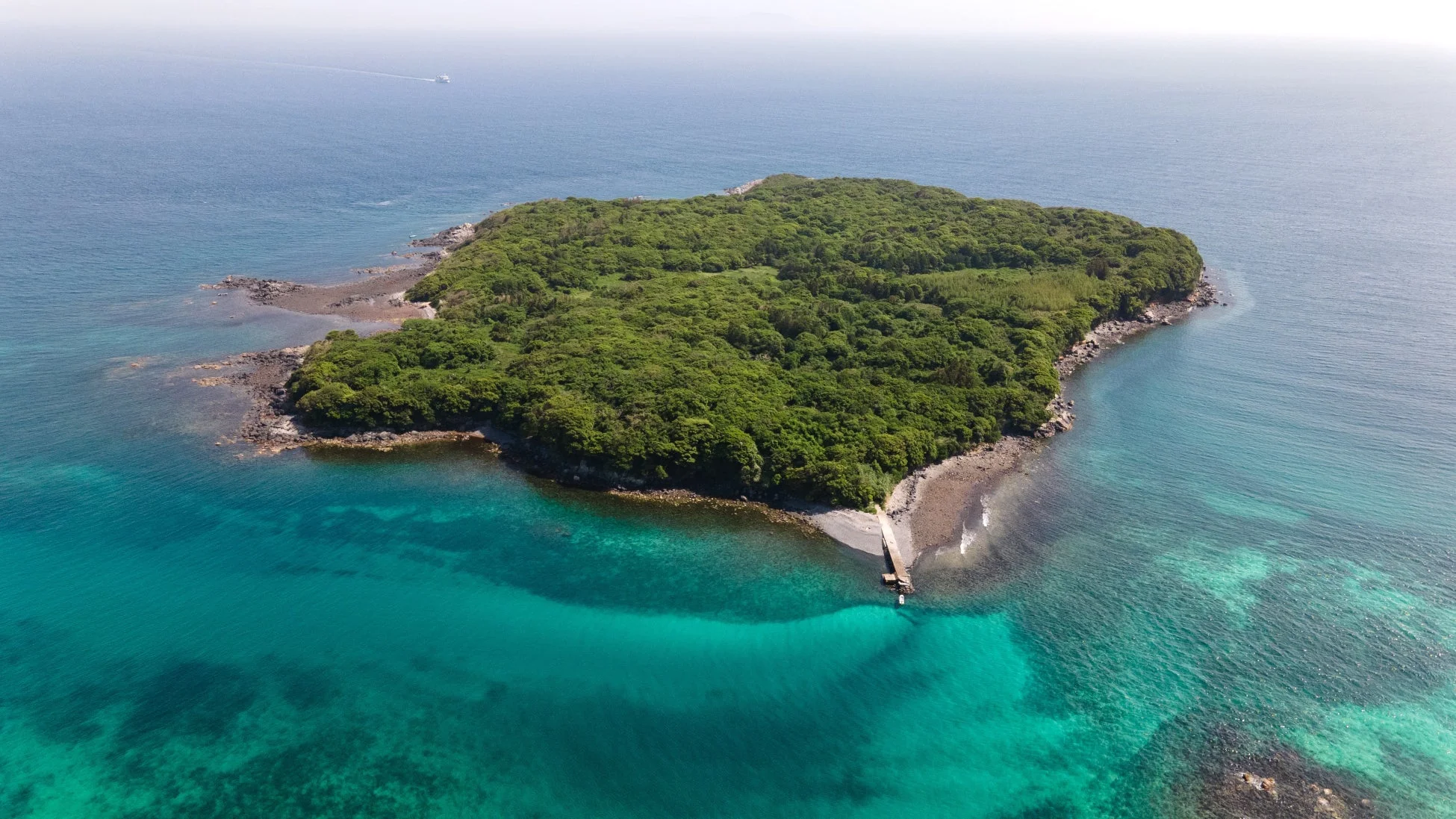 妻ヶ島の空撮