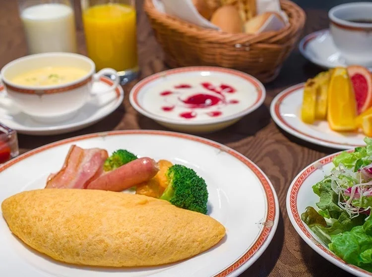 朝食ビュッフェ