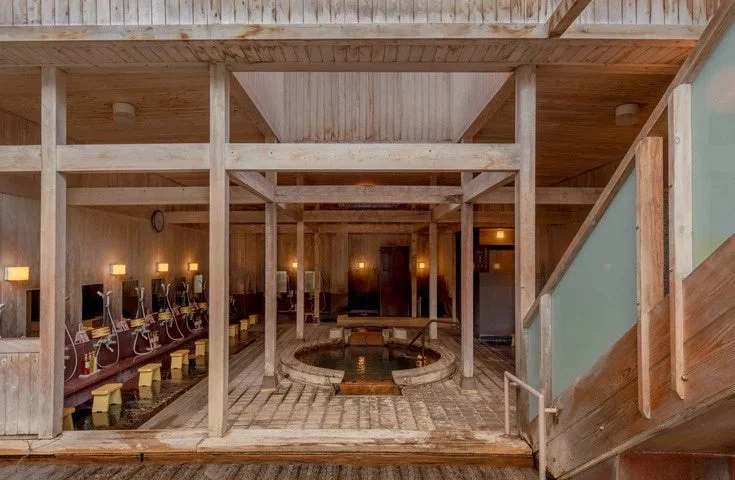 平湯温泉 岡田旅館の内湯
