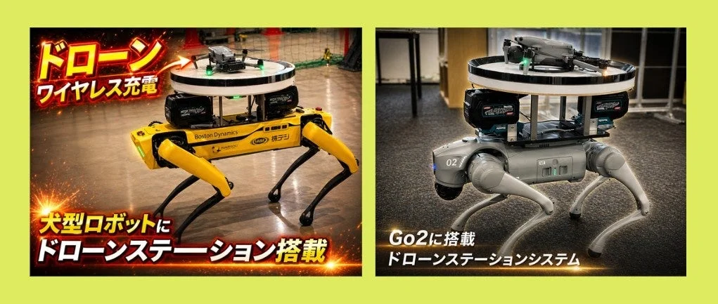 移動型ワイヤレスドローンステーション