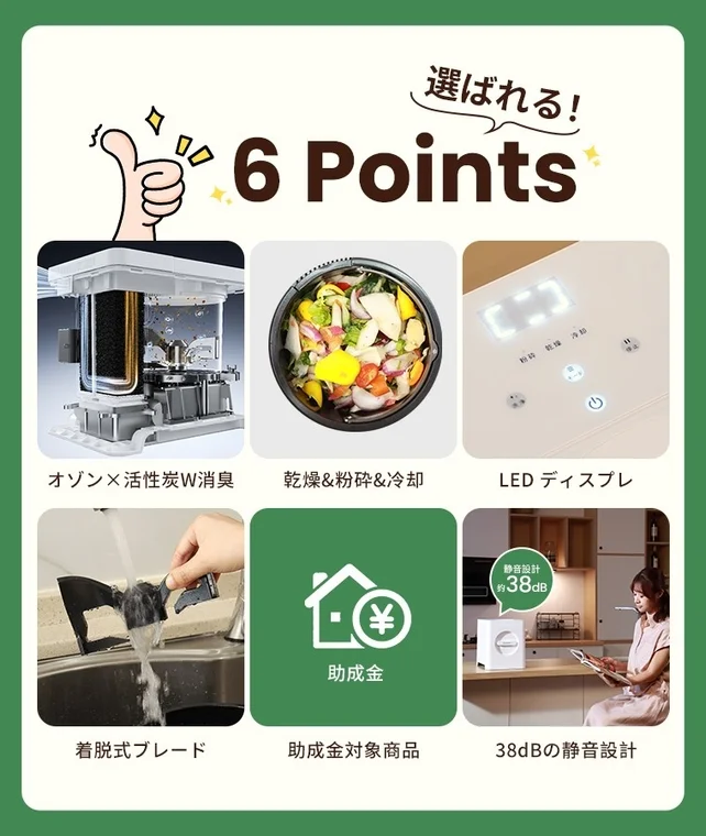 選ばれる6つのポイント