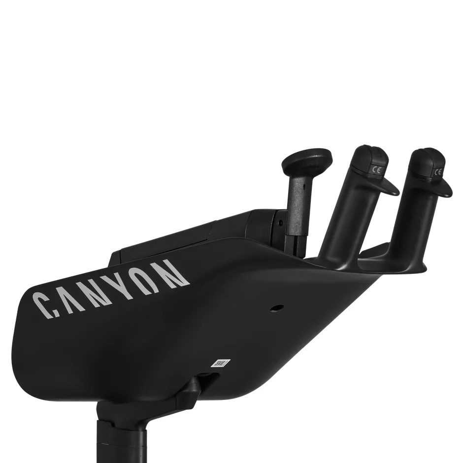 CANYONブランドの黒いエアロダイナミックな自転車用ハンドルバー