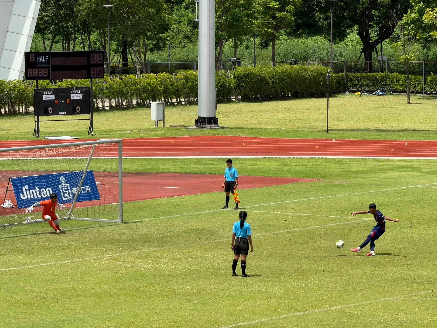 試合風景