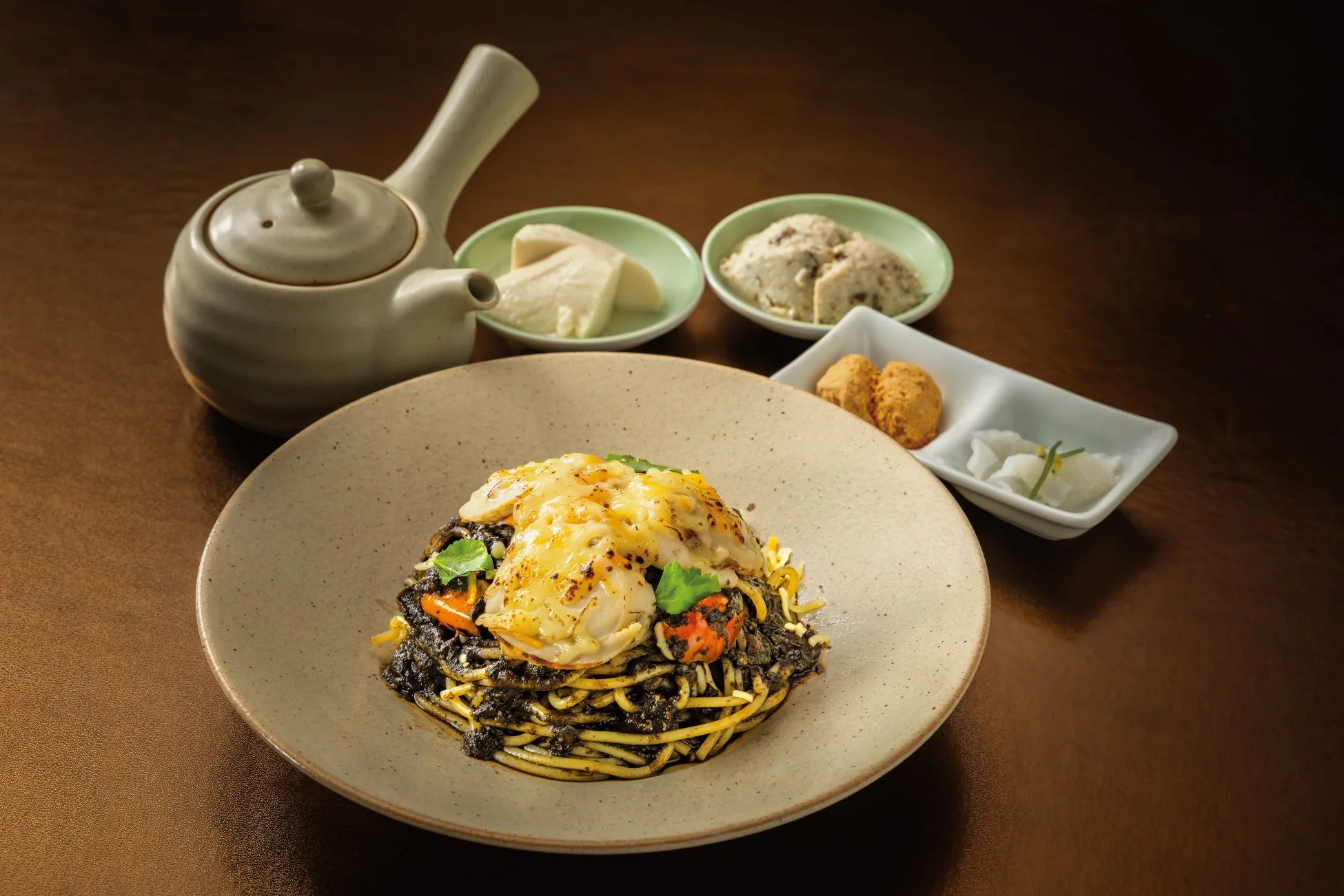 パスタと和食のセット