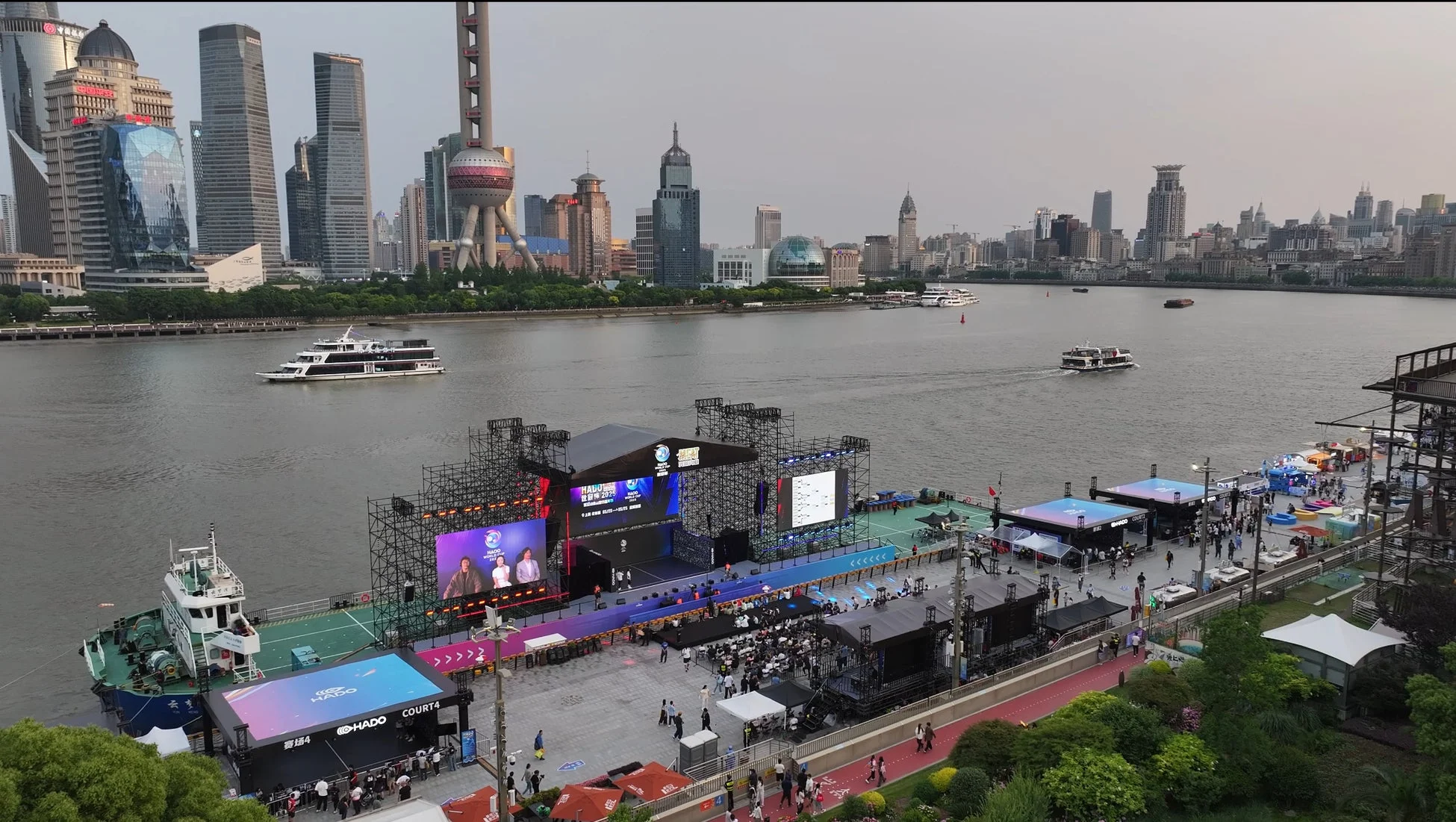 上海の屋外イベント会場