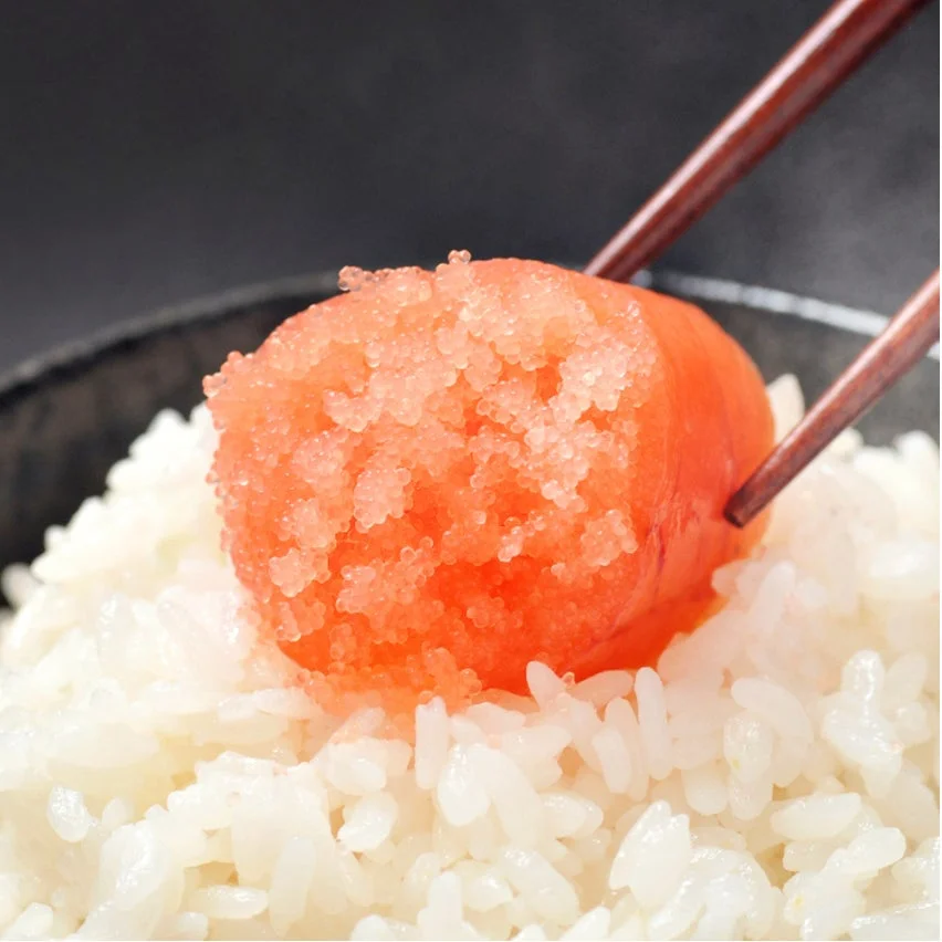 ご飯に明太子