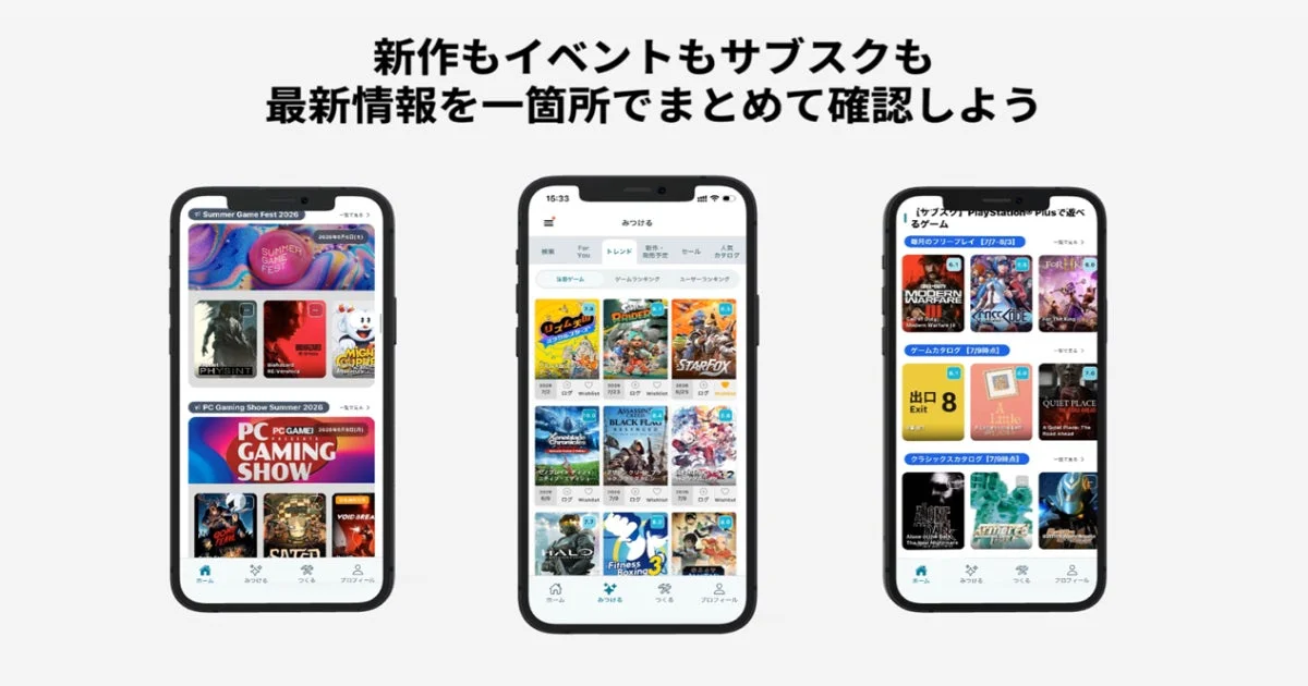 最新情報集約画面
