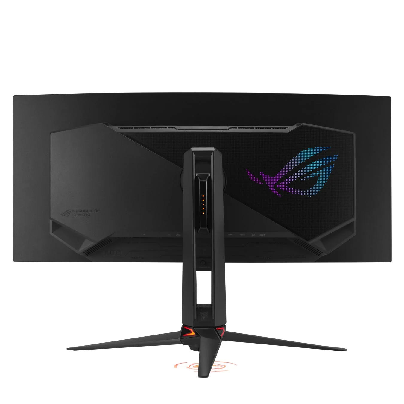 ROGゲーミングモニター背面