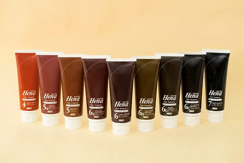 TENSTAR Henaカラートリートメントの様々な色合いの製品
