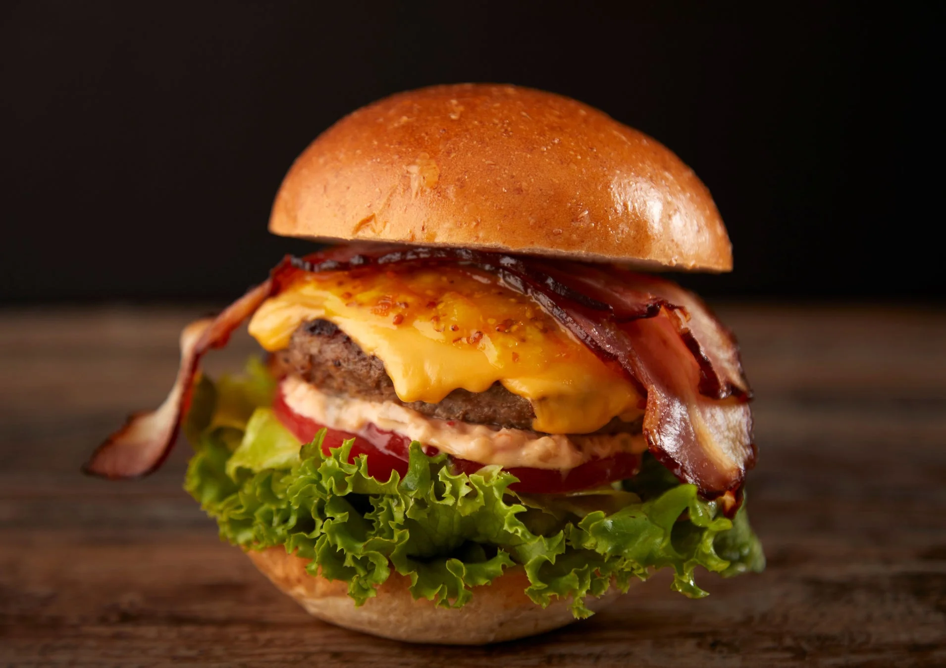 O.G.B.Classic Burgerのクローズアップ