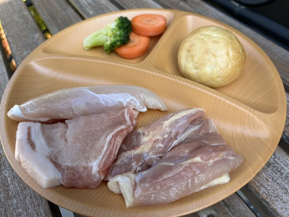 愛犬用のバーベキュー食材