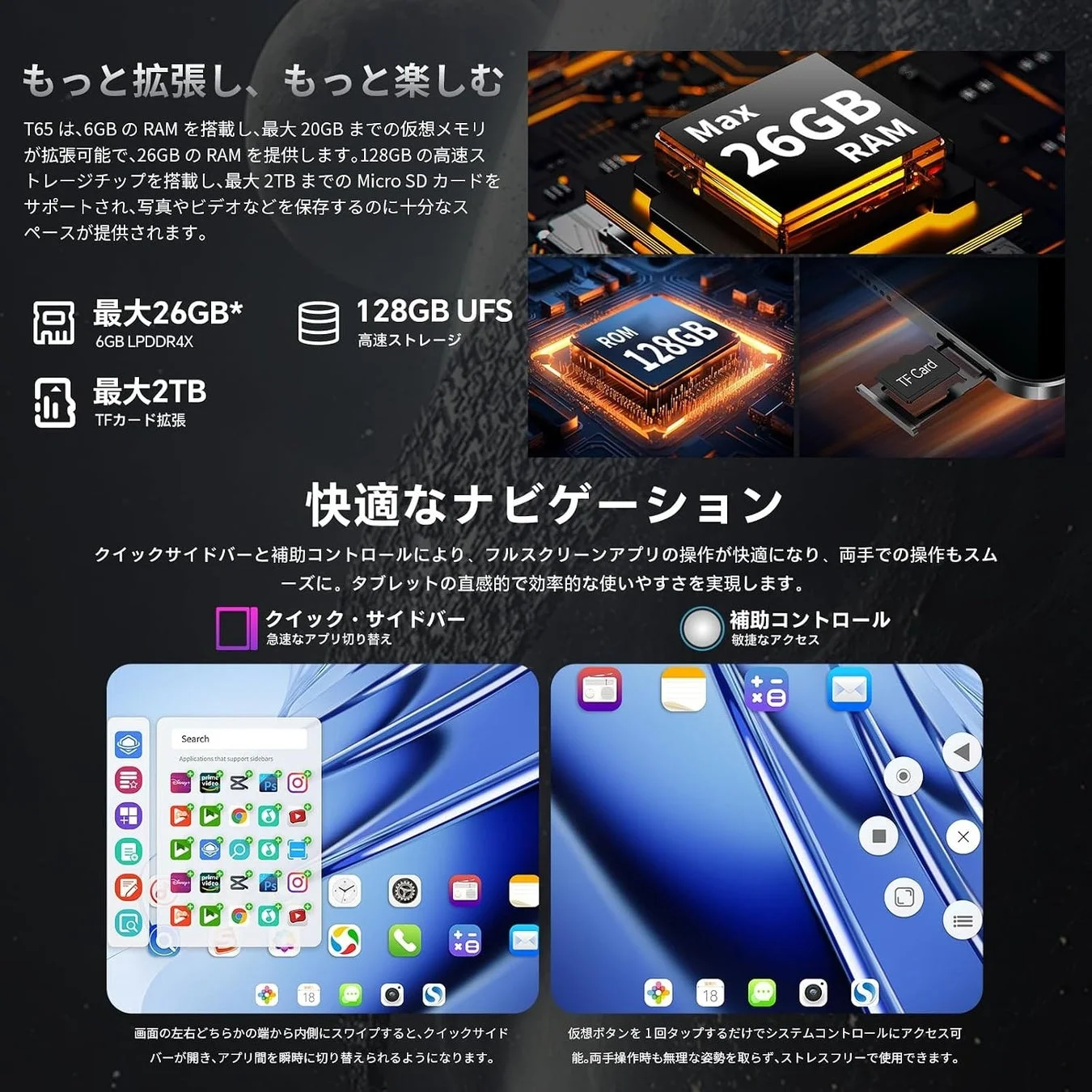大容量メモリとストレージ