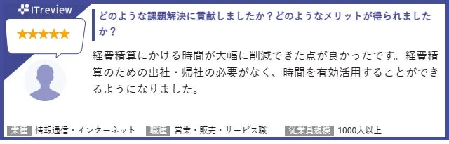 経費精算時間削減
