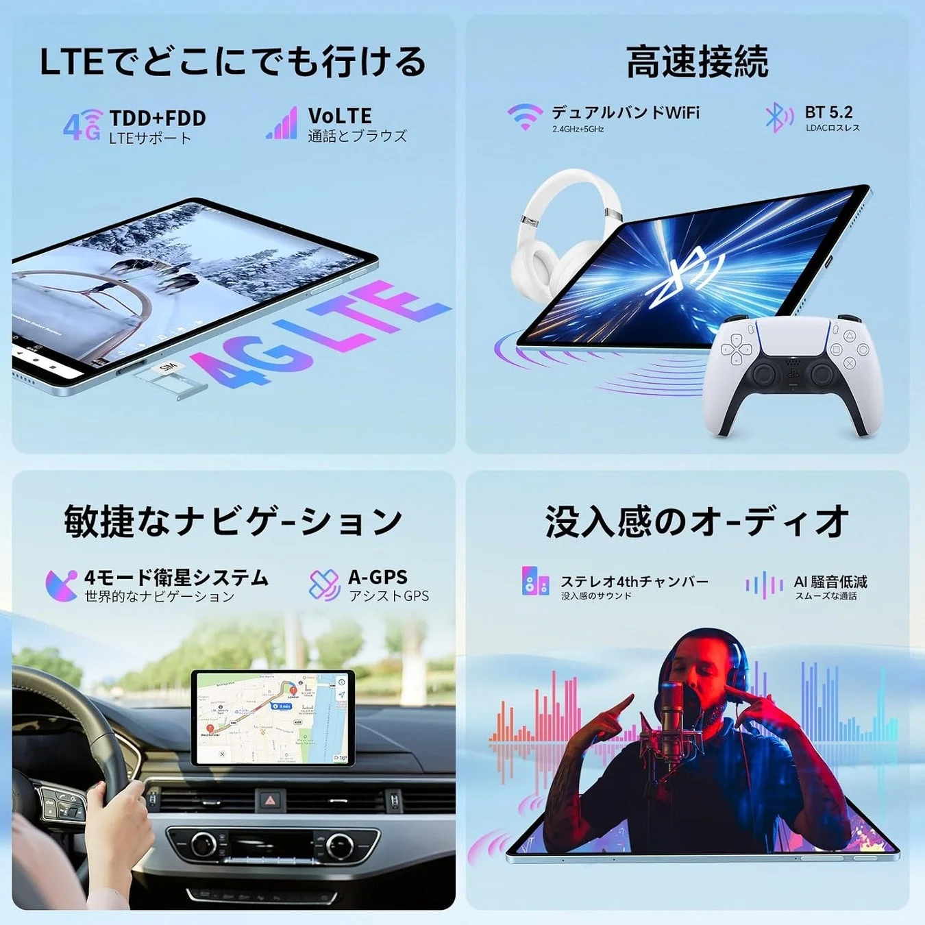 LTEでどこにでも行ける 4G TDD+FDD LTEサポート