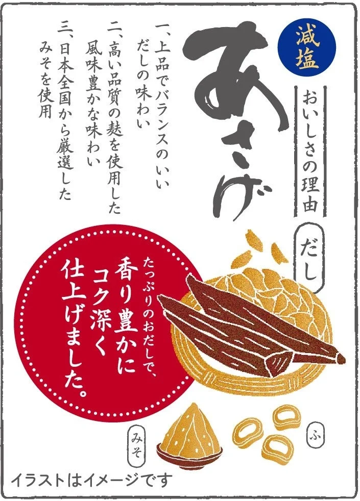 永谷園あさげ減塩のおいしさの理由