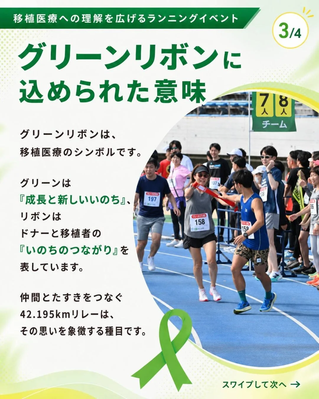 グリーンリボンに込められた意味