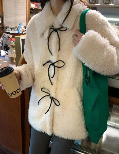 フェイクファーコート