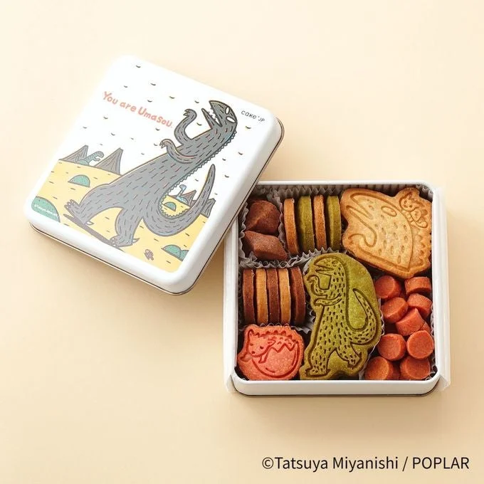『おまえうまそうだな』のウマソウなクッキー缶
