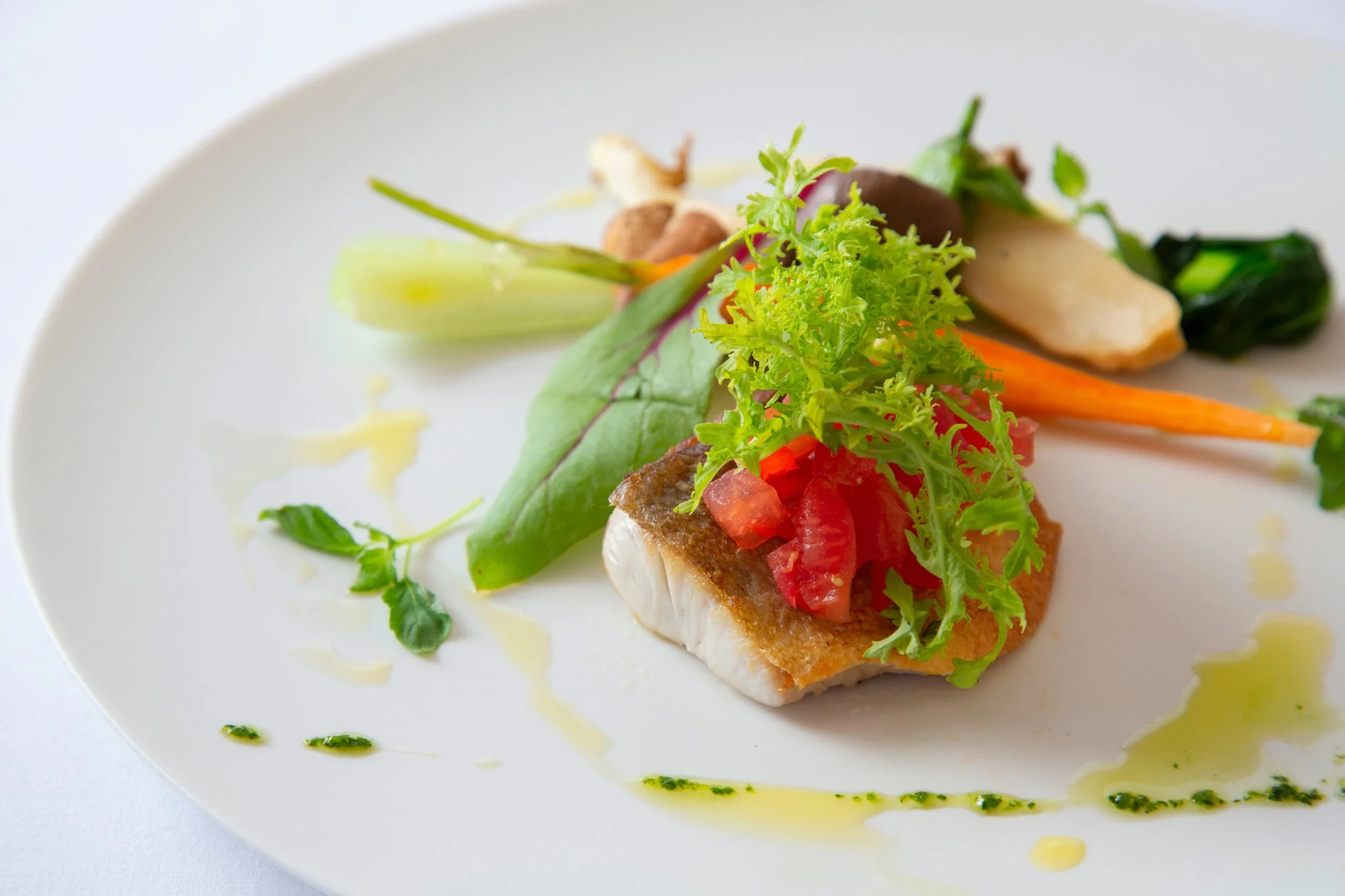 フレンチの魚料理