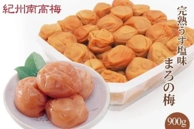 紀州南高梅 完熟うす塩味 まろの梅