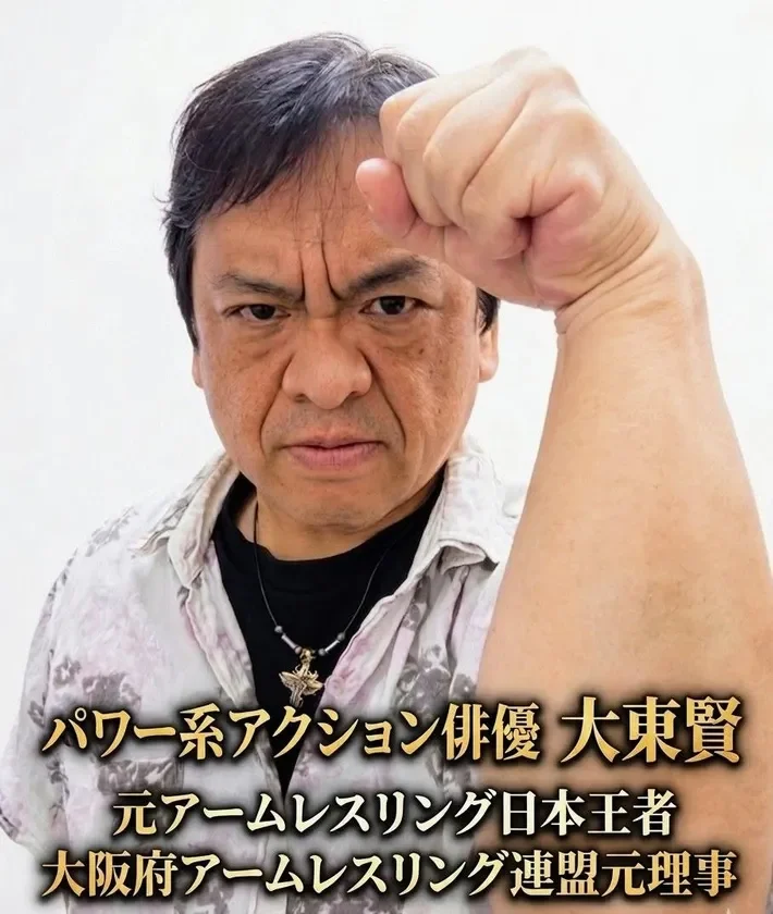 パワー系アクション俳優 大東賢