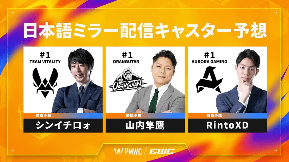 日本語ミラー配信キャスター予想
