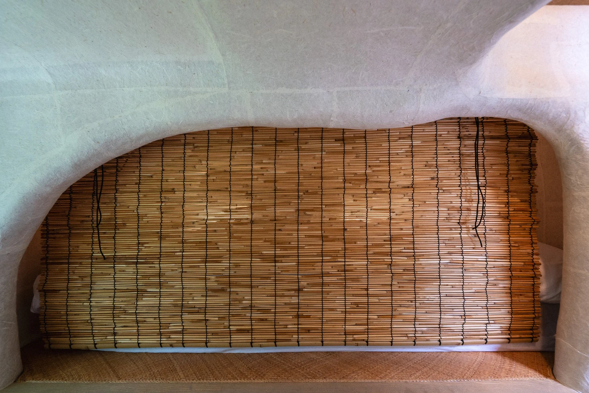 竹すだれのある空間