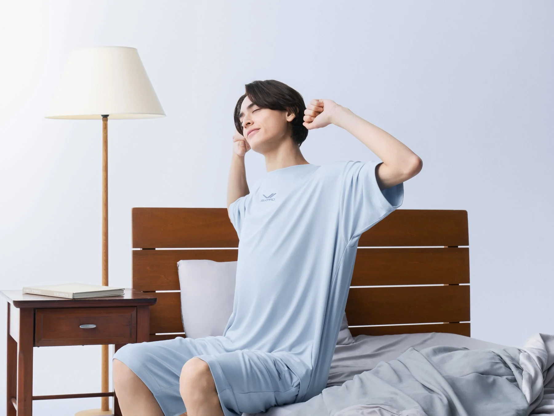 スリープウェア着用イメージ（男性）