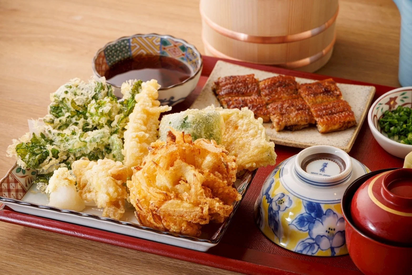 天ぷらと鰻の膳