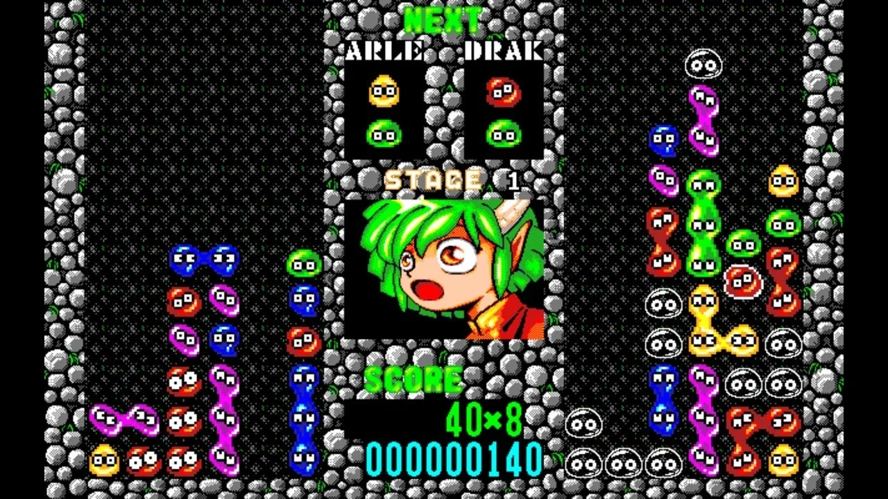 ぷよぷよ ゲームプレイ画面
