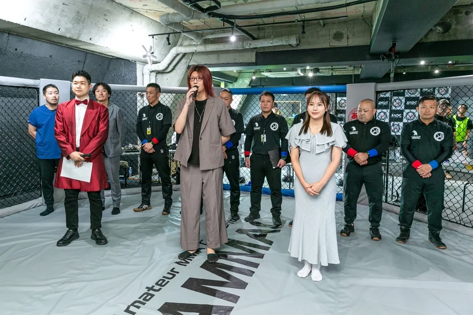 アマチュアMMACイベントの会場風景