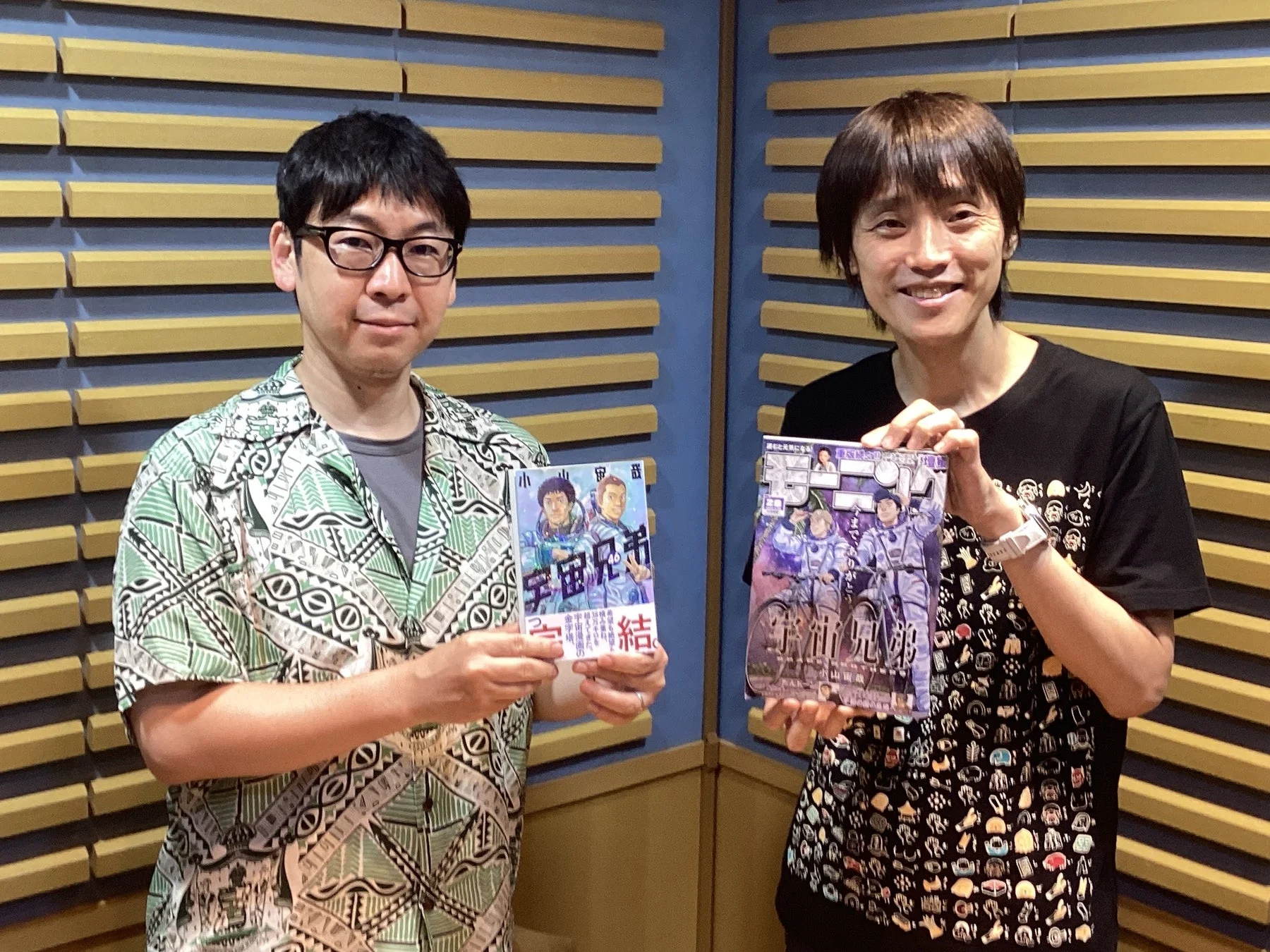 小山宙哉先生と吉田アナウンサー