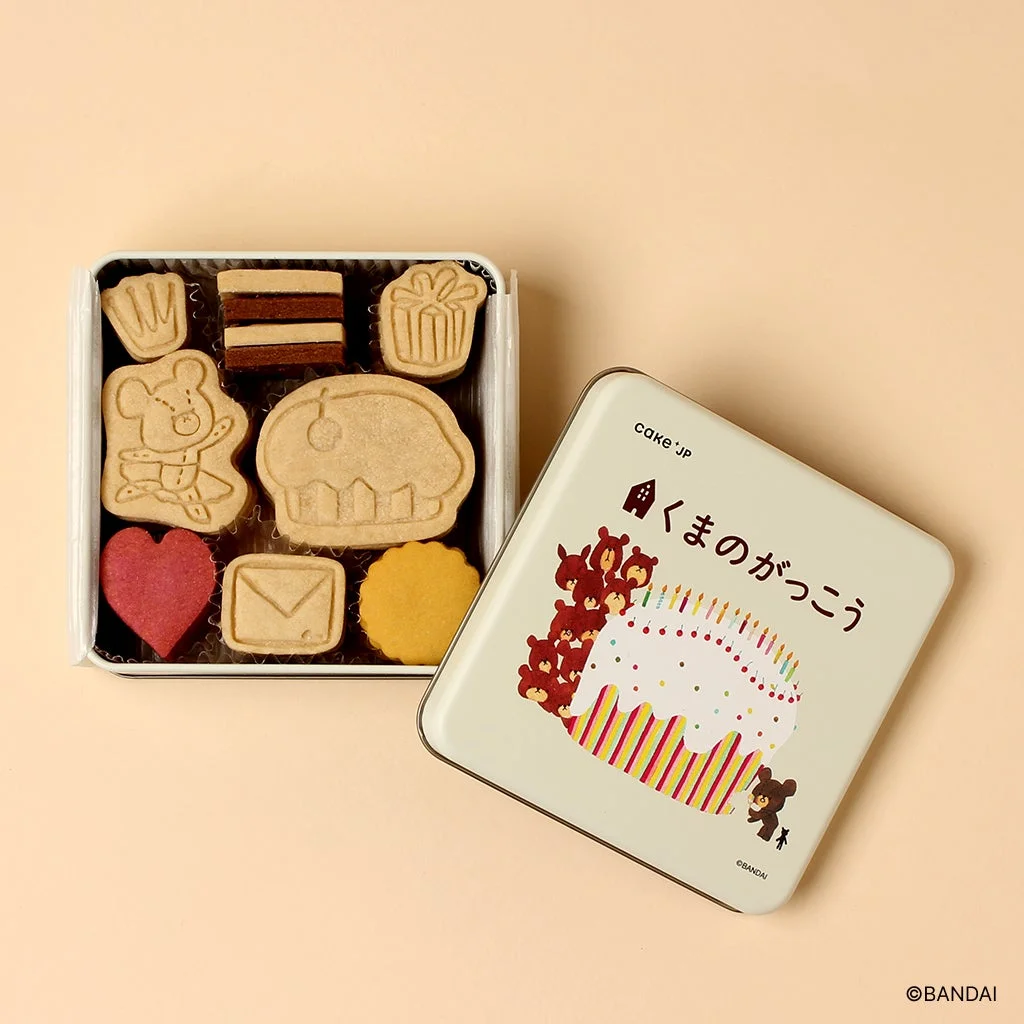 「くまのがっこう」ジャッキーのクッキー缶