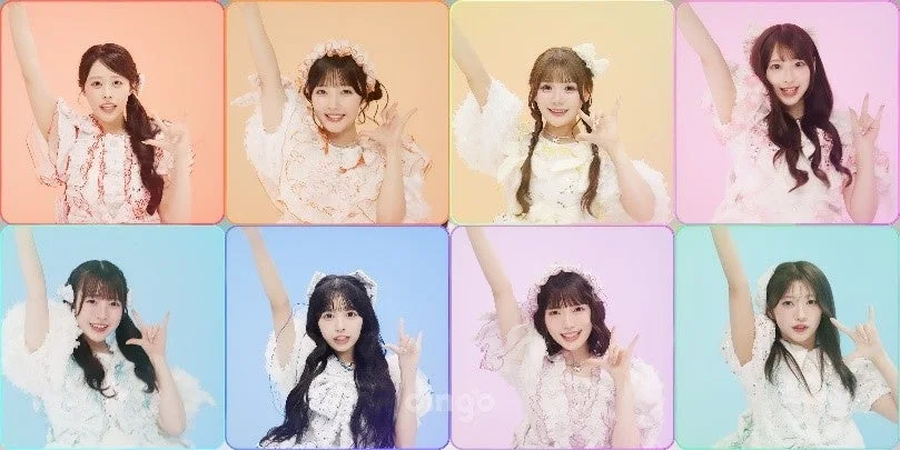 パステルカラーの衣装を身につけたCUTIE STREETのメンバー