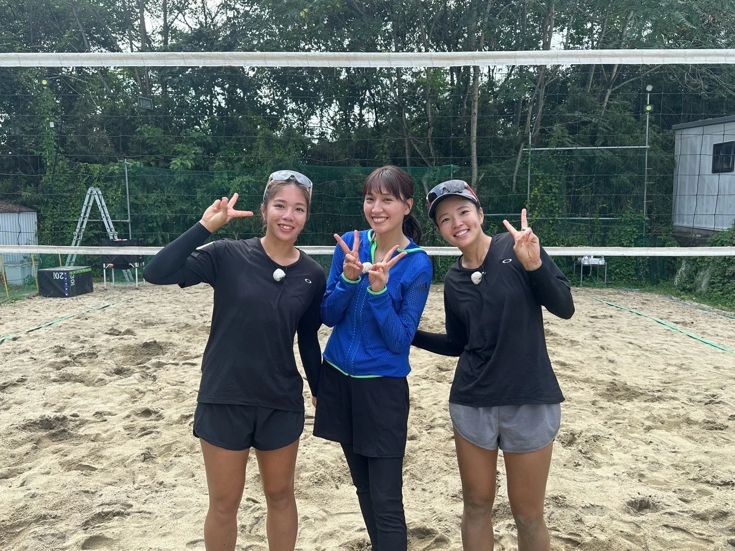ビーチバレー日本代表選手たち