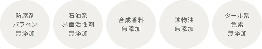 ハーバーが守り続ける「5つの無添加」