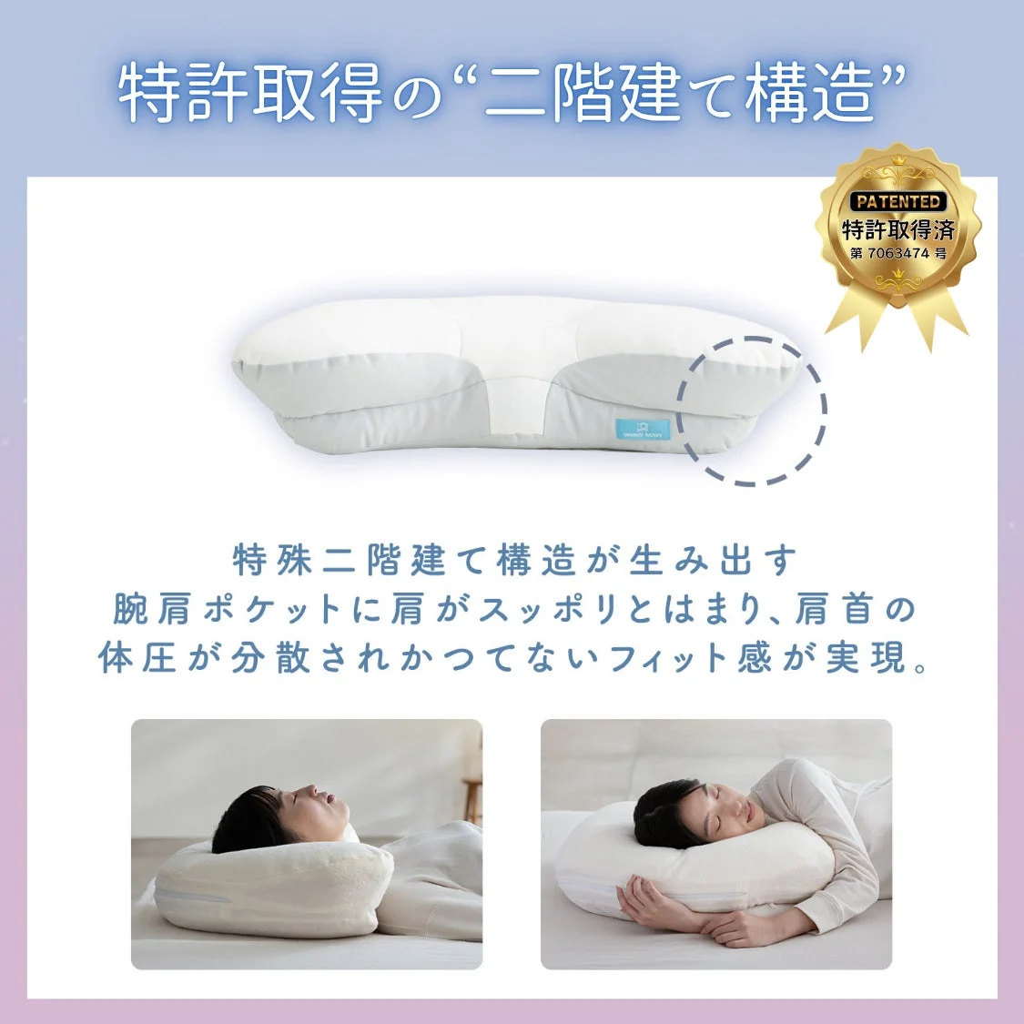 特許取得の“二階建て構造”