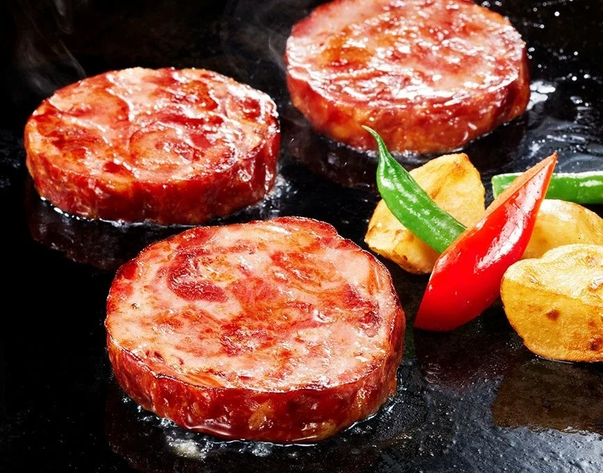 鉄板焼きのタンステーキ