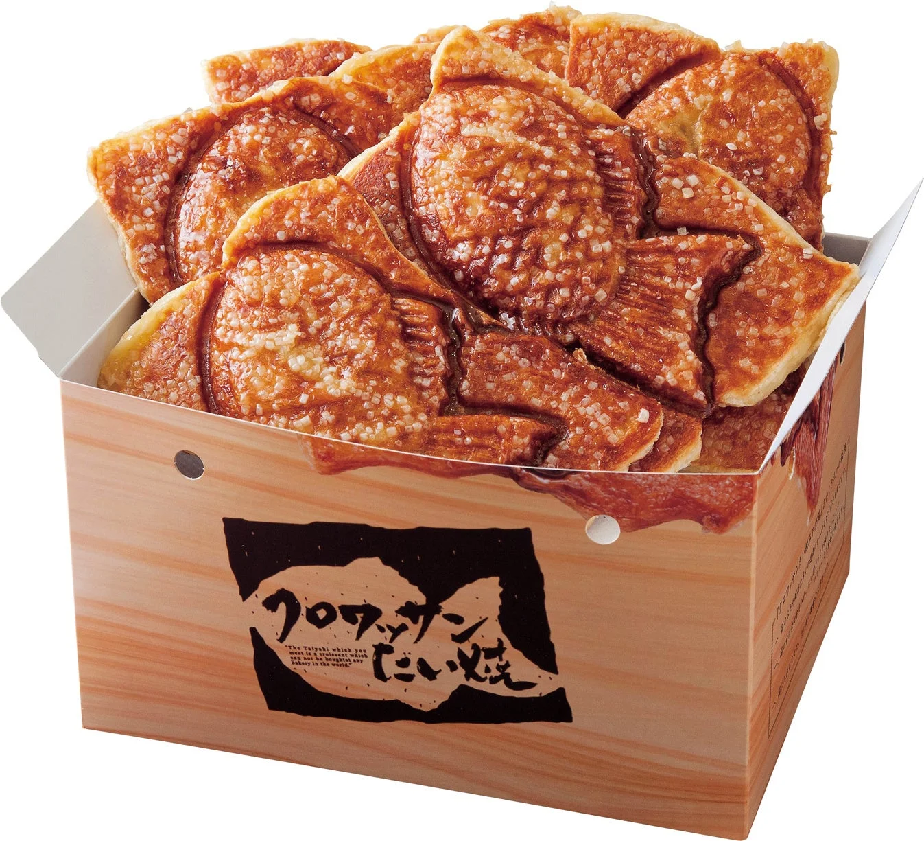 箱に入ったクロワッサンたい焼