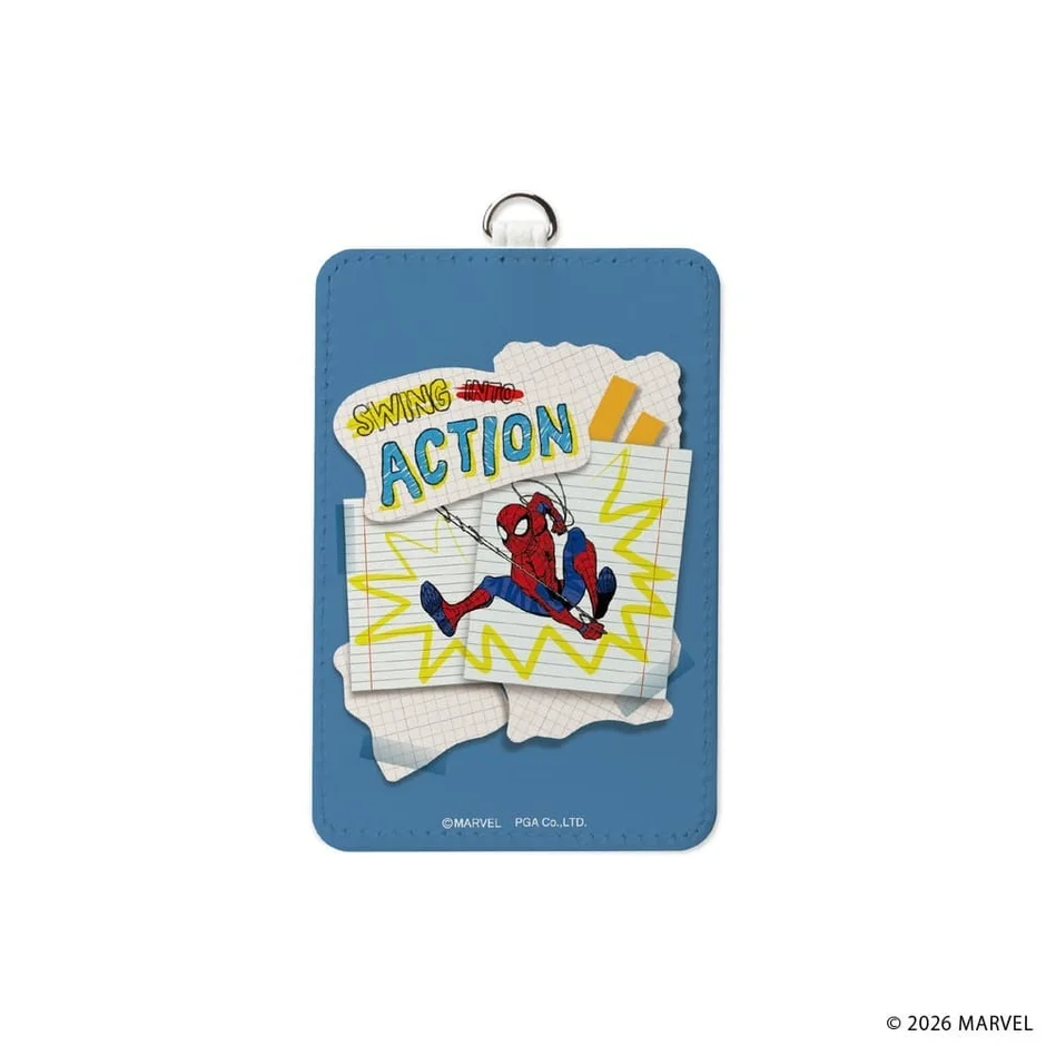 スパイダーマンデザインのICカードホルダー