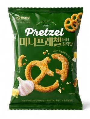 ミニプレッツェル バターガーリック風味 パッケージ