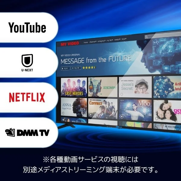 動画配信サービス利用画面イメージ