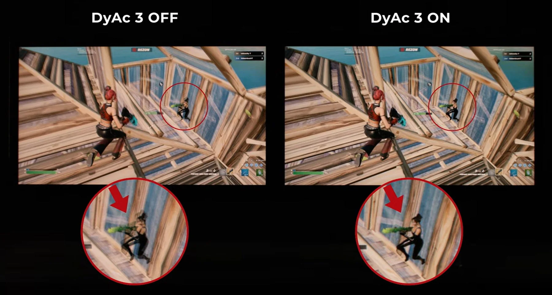 DyAc 3 OFF DyAc 3 ON REZON
