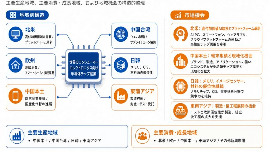 地域別構造と市場機会