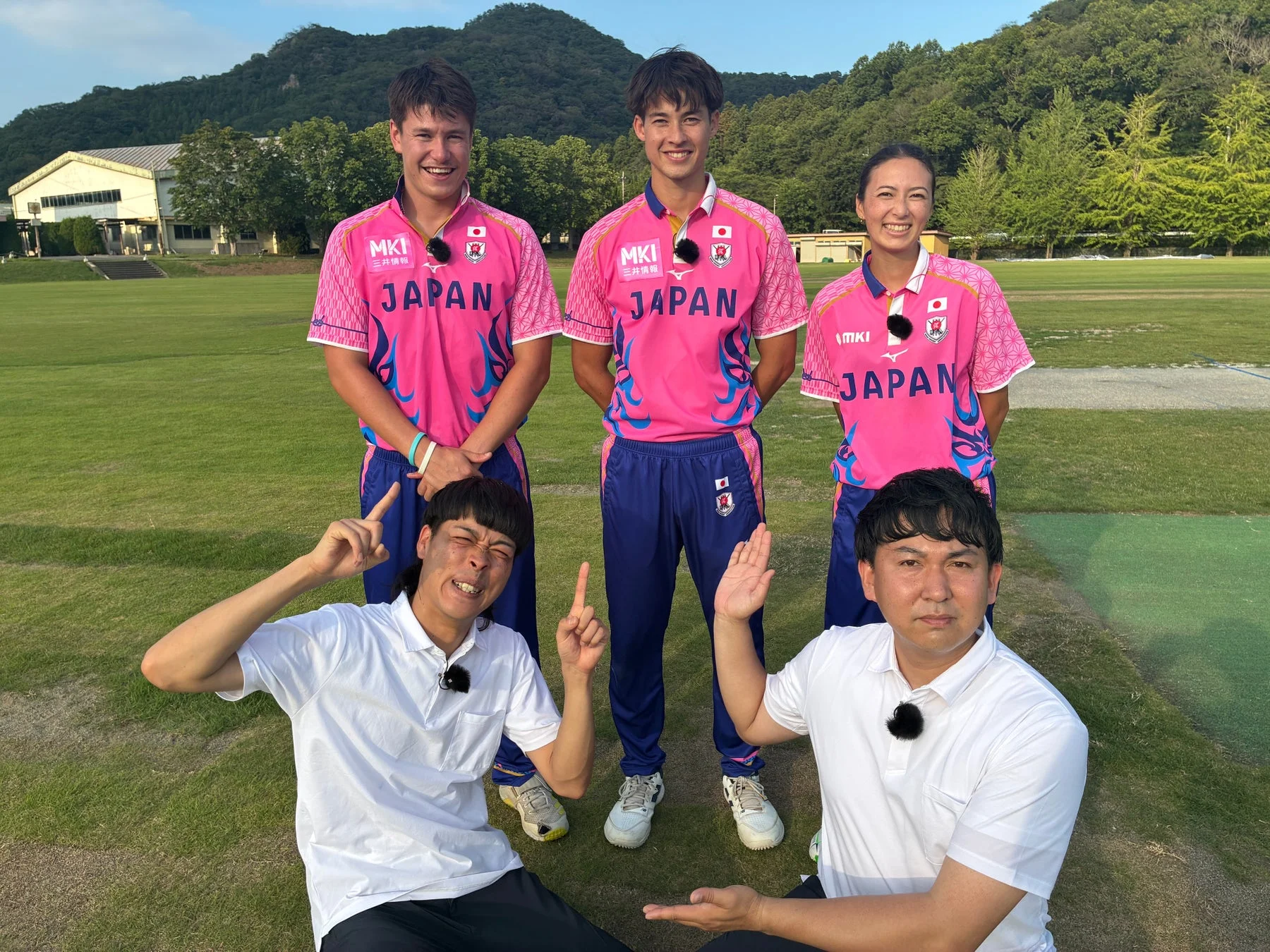 クリケット日本代表選手とバッテリィズ